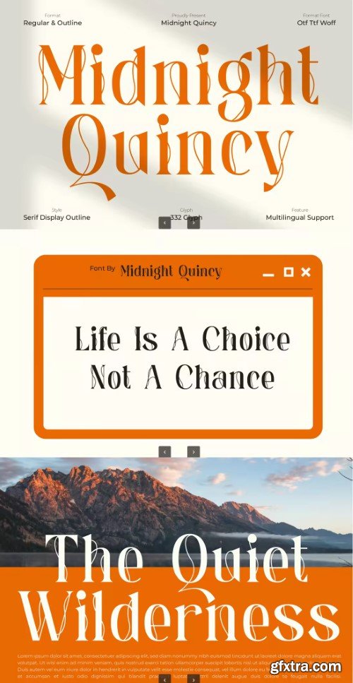 Midnight Quincy Font