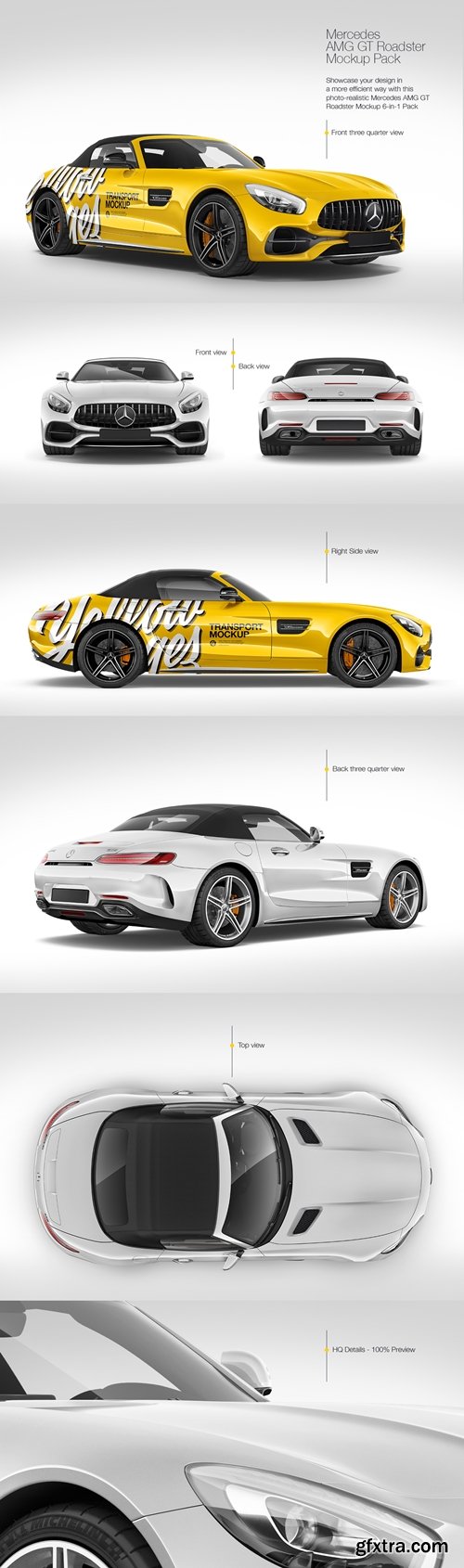 YellowImages - Mercedes AMG GT Roadster Mockup Pack 21854