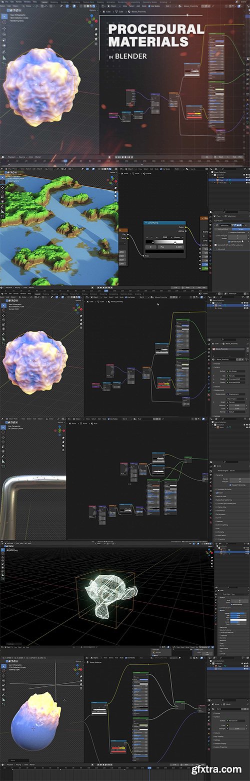 Eldamar Studio - Procedural Materials In Blender Course