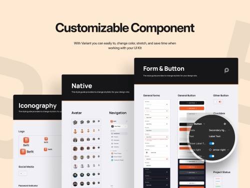 'Befit - Fitness Class Dashboard UI Kit'