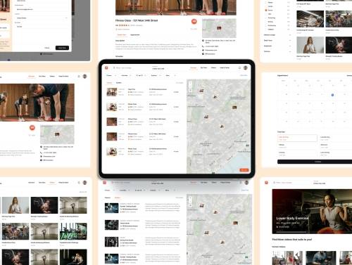 'Befit - Fitness Class Dashboard UI Kit'