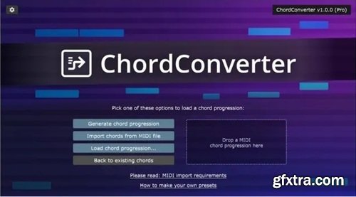 FeelYourSound ChordConverter v1.0.0