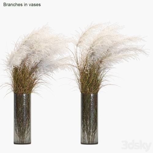 '3dsky Pro - Branches in vases # 21' '3dsky Pro - Branches in vases # 21'