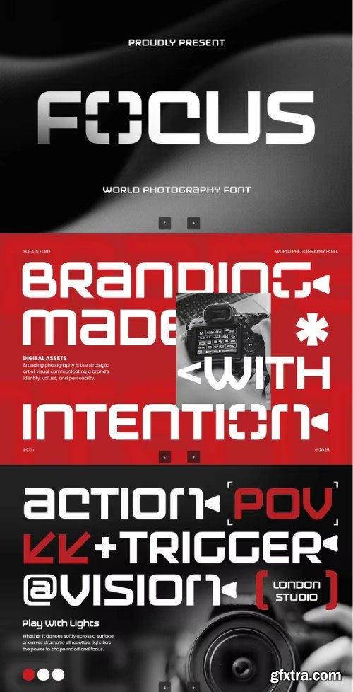Focus - World Photography Font