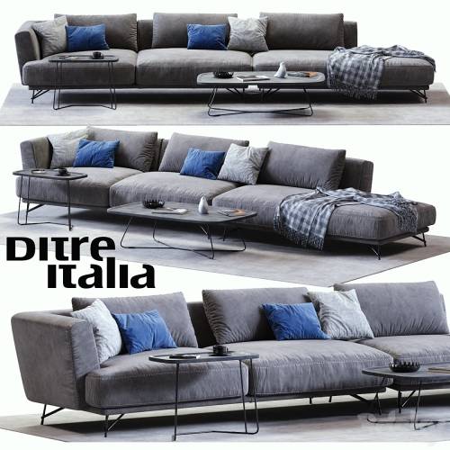 '3dsky Pro - Ditre Italia LENNOX Sofa 03' '3dsky Pro - Ditre Italia LENNOX Sofa 03'