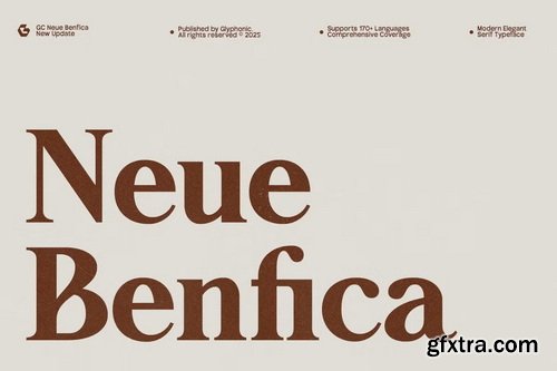 CreativeMarket - GC Neue Benfica Classic Serif