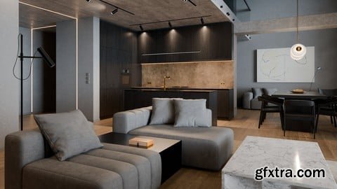 Udemy - Blender Course - Advanced Interior Visualization Training