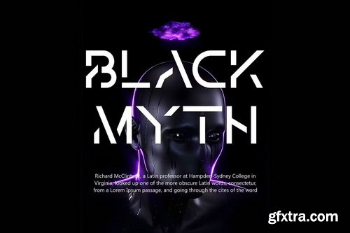 CreativeMarket - Airfly Futuristic Geometric Font
