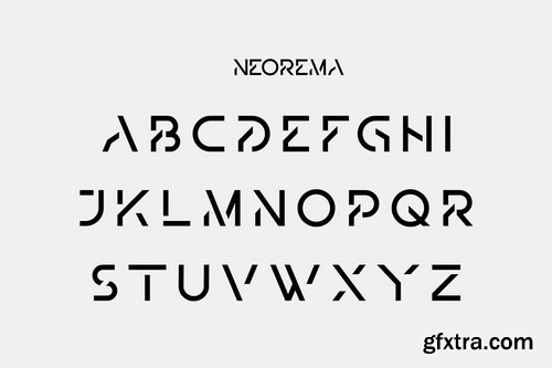 CreativeMarket - Airfly Futuristic Geometric Font