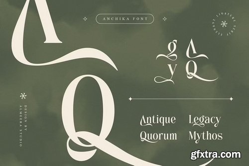 CreativeMarket - Anchika Elegant Ligature Serif
