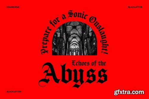 CreativeMarket - Highborne Medieval Typeface