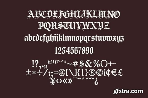 CreativeMarket - Highborne Medieval Typeface