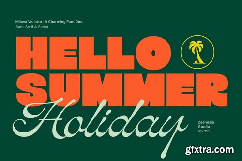 CreativeMarket - Milova Violatte A Charming Font Duo