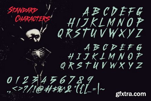 CreativeMarket - Mornsey Creepy Scratch Font