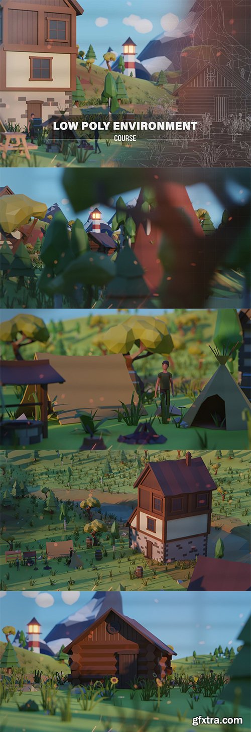 Eldamar Studio - Low Poly Environment Scene Blender Course Eldamar Studio - Low Poly Environment Scene Blender Course