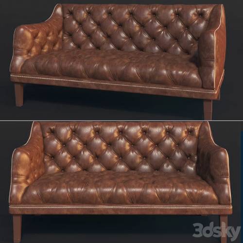 '3dsky Pro - Sofa with buttons'