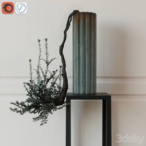 '3dsky Pro - Plant in a vase'