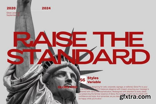 CreativeMarket - ZT Glora Pro Variable 56 Fonts