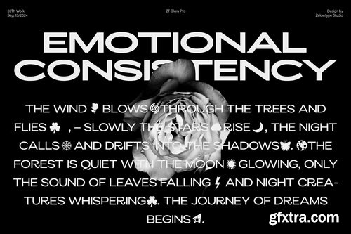 CreativeMarket - ZT Glora Pro Variable 56 Fonts