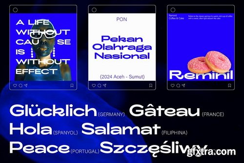 CreativeMarket - ZT Glora Pro Variable 56 Fonts