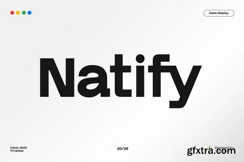CreativeMarket - GC Natify Bold Modern Sans