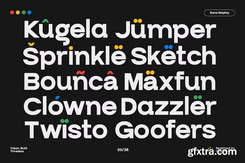 CreativeMarket - GC Natify Bold Modern Sans