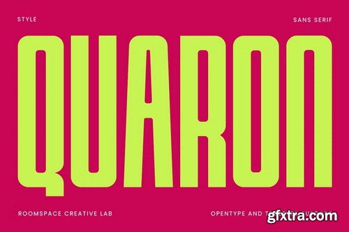 CreativeMarket - Quaron Condensed Bold Serif Font
