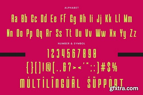 CreativeMarket - Quaron Condensed Bold Serif Font