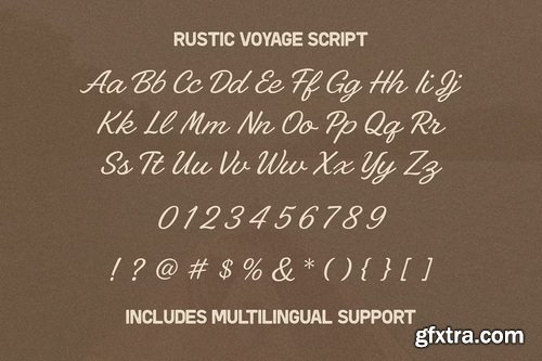 CreativeMarket - Rustic Voyage Font Duo