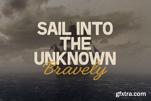 CreativeMarket - Rustic Voyage Font Duo