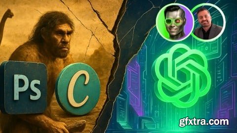 Udemy - ChatGPT SECRET for impossible Graphic Design - No Photoshop
