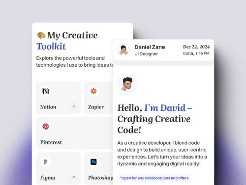 'Bentfolio - A Bento-Styled Portfolio'