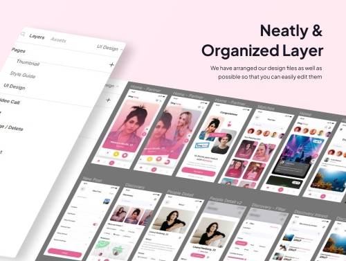 'DingDang - Dating Premium UI KIts App'