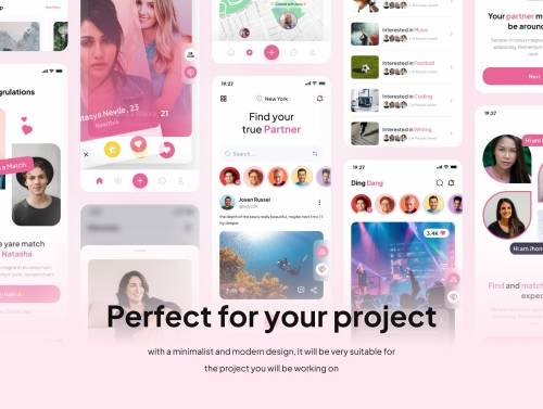 'DingDang - Dating Premium UI KIts App'