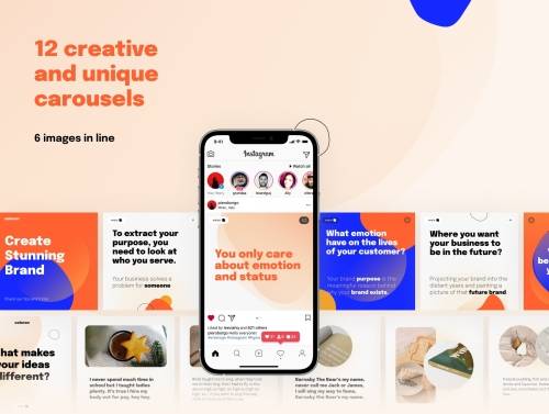 'Coloron - Instagram Posts & Stories Templates'