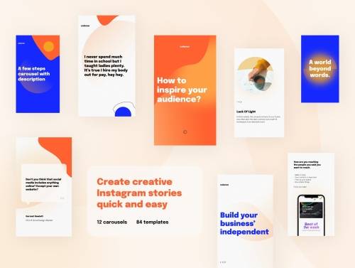 'Coloron - Instagram Posts & Stories Templates'