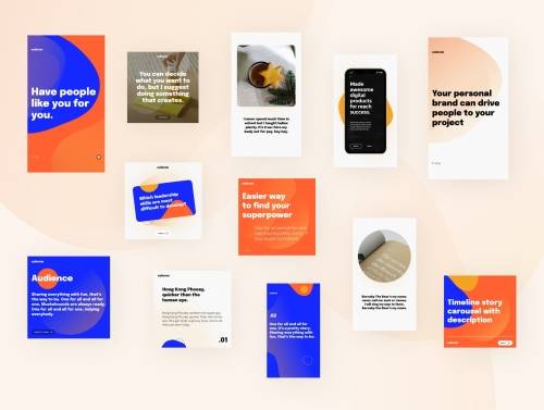 'Coloron - Instagram Posts & Stories Templates'