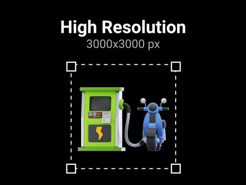 'Ecology & Energy 3D Icon Pack'