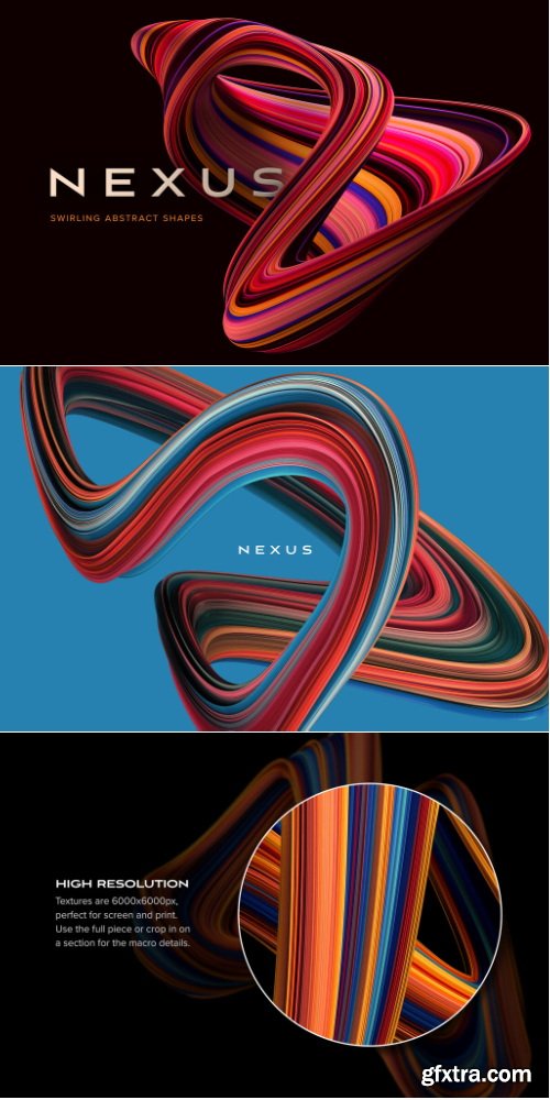 Chromasupply - Nexus: Swirling Abstract Shapes