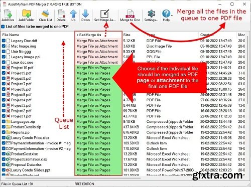 AssistMyTeam PDF Merger 2.0.408.0