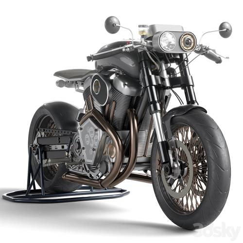 '3dsky Pro - Custom motorcycle'