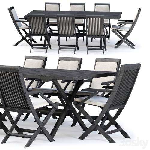 '3dsky Pro - Alesso outdoor furniture set v04 / Garden furniture set'