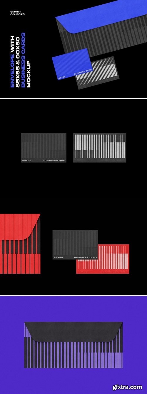 Pixelbuddha - Envelope & Business Cards Mockup 4900