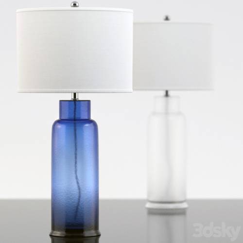 '3dsky Pro - Lamp safavieh Blue Glass'