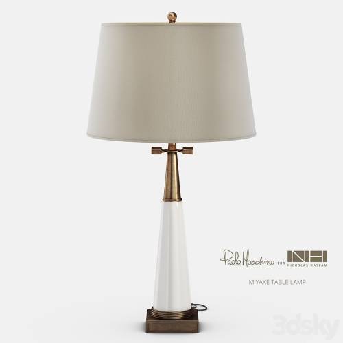 '3dsky Pro - Nicholas Haslam, Miyake Table Lamp'