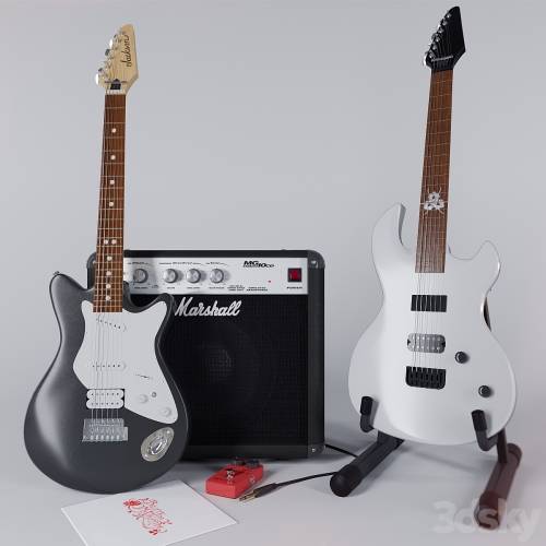 '3dsky Pro - Guitar_pro Jackson'