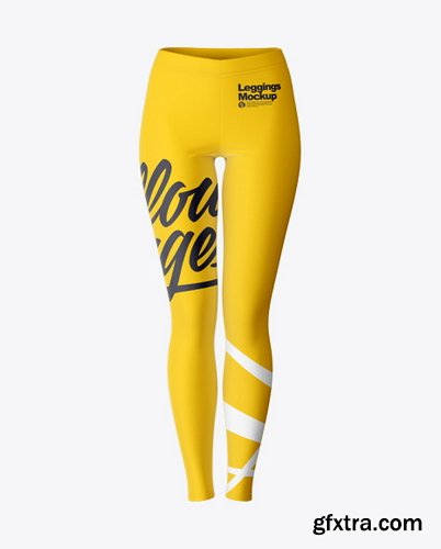 YellowImages - Long Leggings Mockup - Back View - 49328