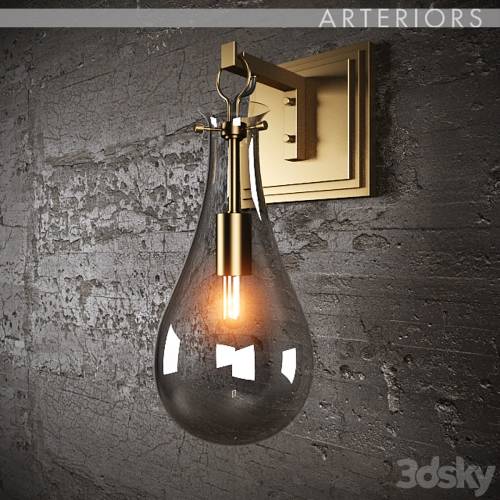 '3dsky Pro - Bra Arteriors Sabine Sconce antique Brass'