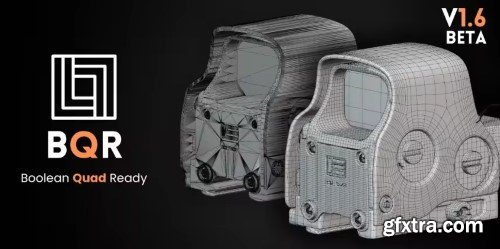 BQR Boolean Quad Ready v1.6 for Blender
