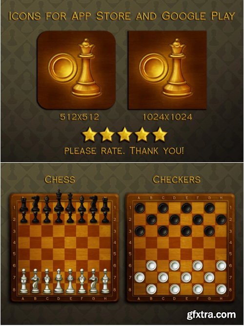 Craftpix - Chess and Checkers Game Kit